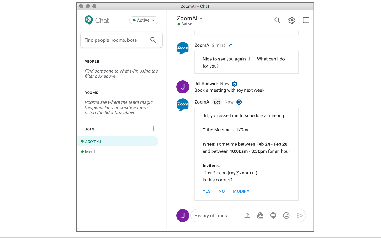 Hangouts Chat